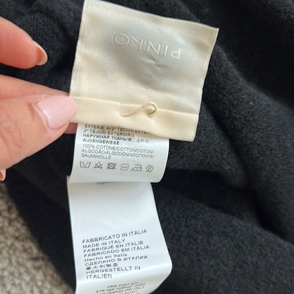 Pinko sweater knitted turtleneck, long sleeves, no pockets size M New - Picture 4 of 7